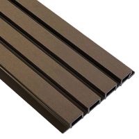 Реечная Фасадная панель Wood-X 219х26 (Шлифованная) Венге