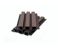 Фасадная панель брусковая из ДПК CO-EX Chocolate Mix Фасадная панель брусковая из ДПК CO-EX Chocolate Mix