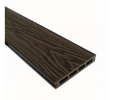 Террасная доска Смарт 3D Пустотелая с пазом Венге Соренто от производителя  Terrapol по цене 673 р