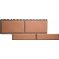 Фасадные панели (цокольный сайдинг)   Флорентийский камень Персиковый