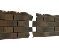 Фасадная панель Стоун Хаус S-Lock Ригельный кирпич - Лава Фасадная панель Стоун Хаус S-Lock Ригельный кирпич - Лава