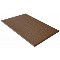 Фиброцементный сайдинг 190х3000х8мм Коричневая глина RAL 8028